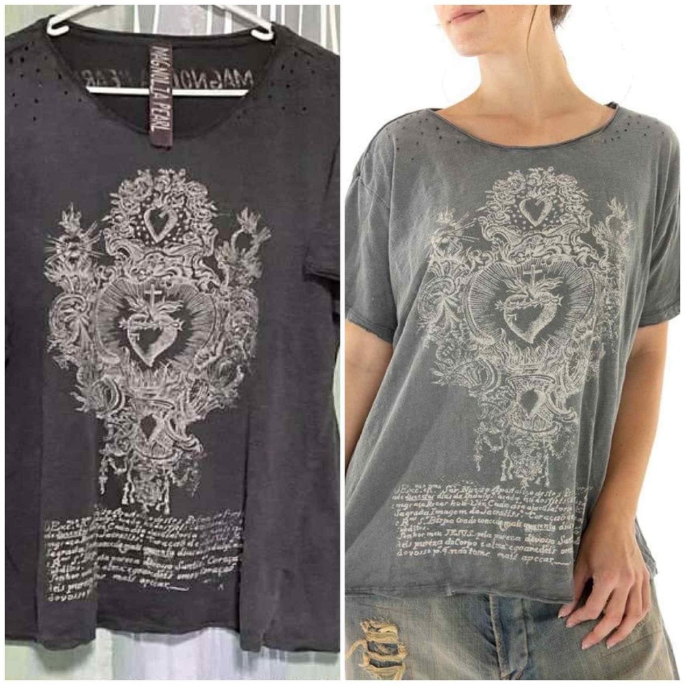 Magnolia Pearl Transcendent Love Boyfriend Tee GUC